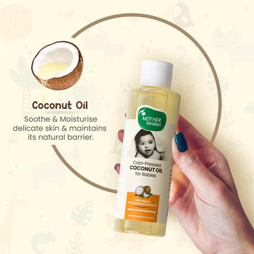 Cold Pressed Coconut Oil for Babies - Gentle & Nourishing