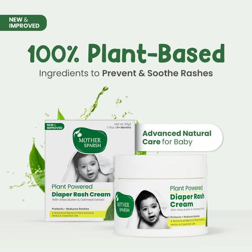 Plant Powered Diaper Rash Cream For Babies