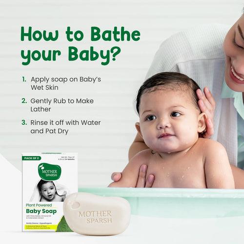 Plant Powered Baby Soap - Pack of 2