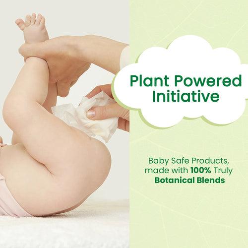 Plant Powered Baby Wipes - Natural Grapefruit Extract (60 pcs)