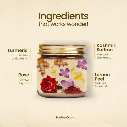 Turmeric and Kashmiri Saffron Face Ubtan Powder-75gm