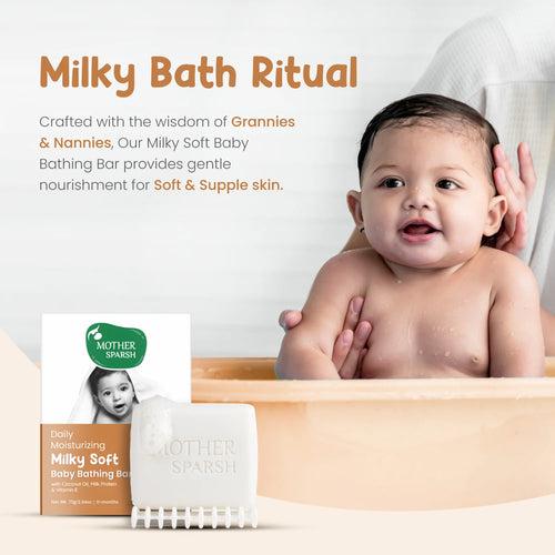 Daily Moisturizing Milky Soft Baby Bathing Bar