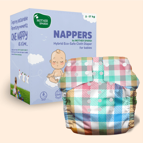 Nappers : Hybrid Eco-Safe Reusable Cloth Diaper for Baby