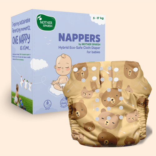 Nappers : Hybrid Eco-Safe Reusable Cloth Diaper for Baby