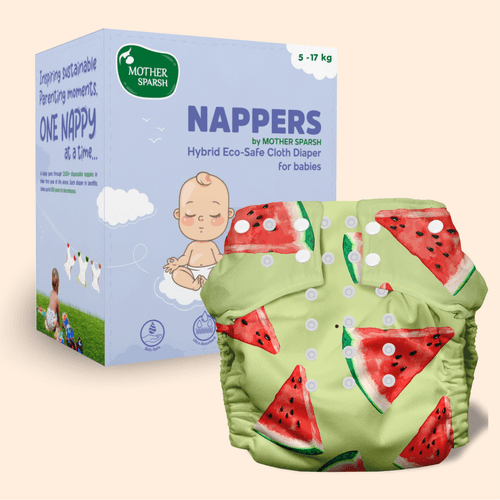 Nappers : Hybrid Eco-Safe Reusable Cloth Diaper for Baby