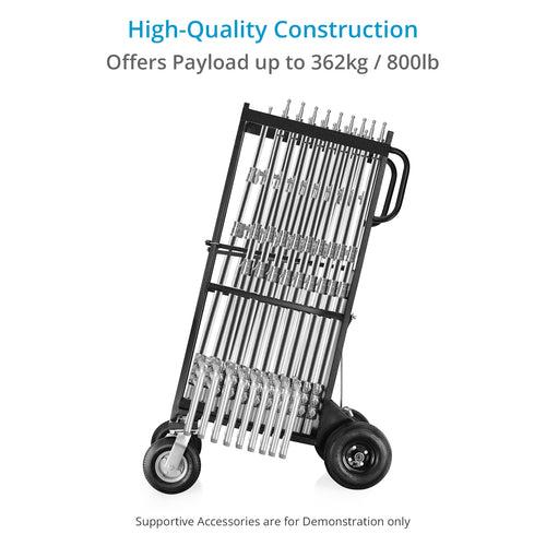 Proaim Vanguard Cart for Holding C-stand | Payload:  362kg / 800lb.