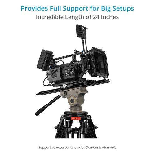 Proaim 24" Dovetail Tripod Plate (ARRI Standard) for Heavy Camera Setup