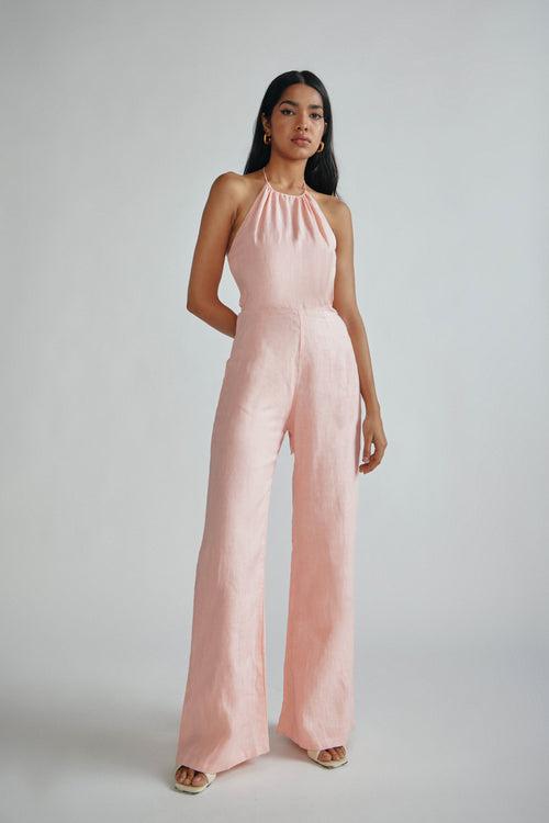 Emma Jumpsuit - Peach