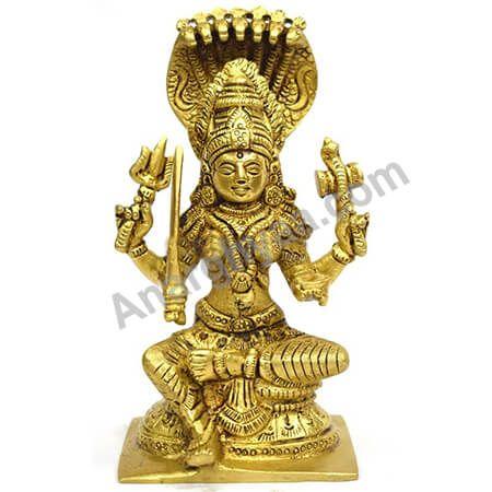 Goddess Mariamman Brass Statue