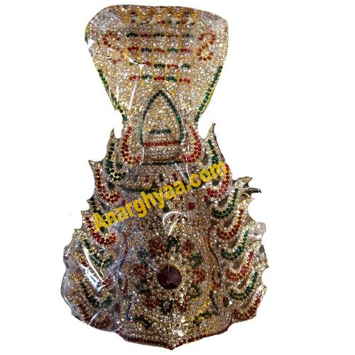 Deity Crown with Stone Work