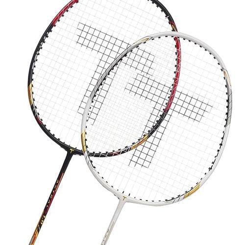 Tanso Astral 1.0 Graphite Badminton Racket (Pair)-Black/White