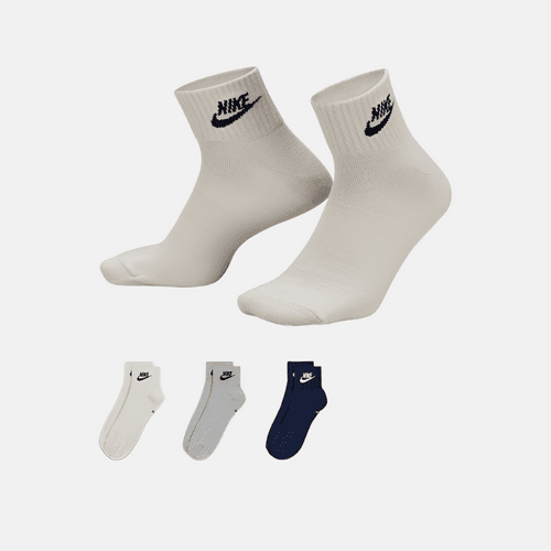 Nike Everyday Essential Ankle Socks (3 Pairs) -Multi-Colour