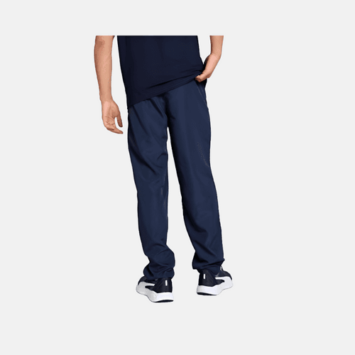 Puma Men's Zippered Woven Pants -Navy