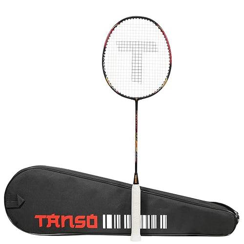 Tanso Astral 1.0 Graphite Badminton Racket (Pair)-Black/White