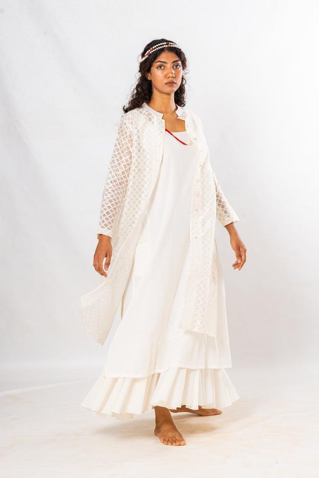 Varanasi cutwork and organic cotton