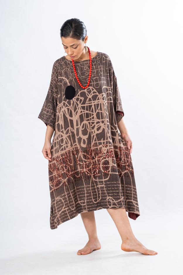 KARL - Khadi  printed dress