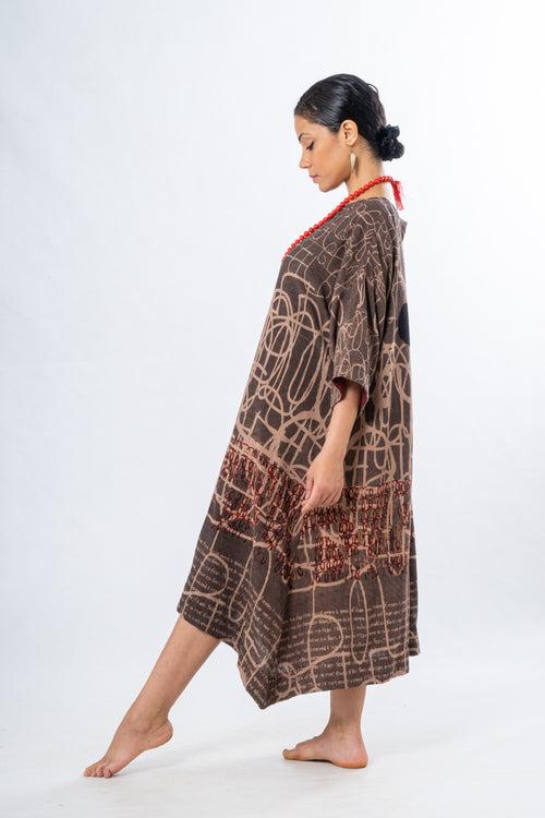 KARL - Khadi  printed dress