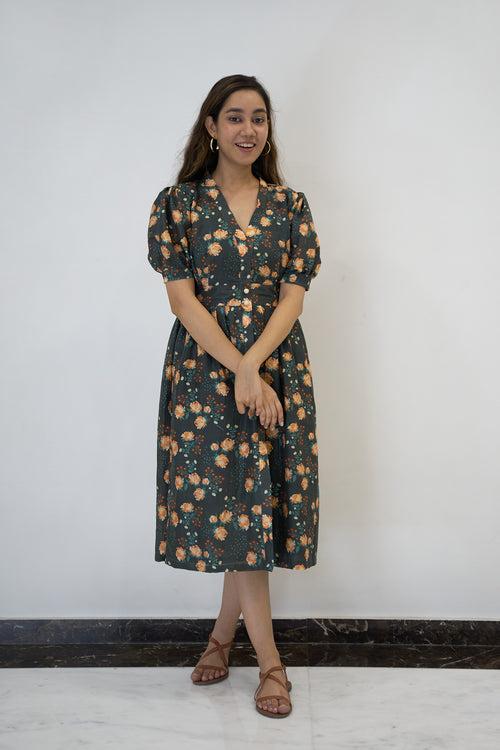 Forest Floral Dress