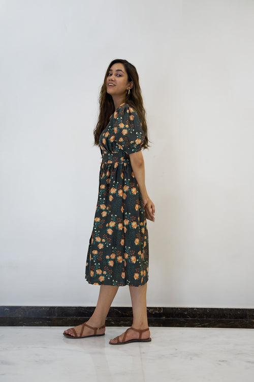 Forest Floral Dress