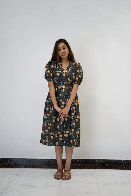 Forest Floral Dress