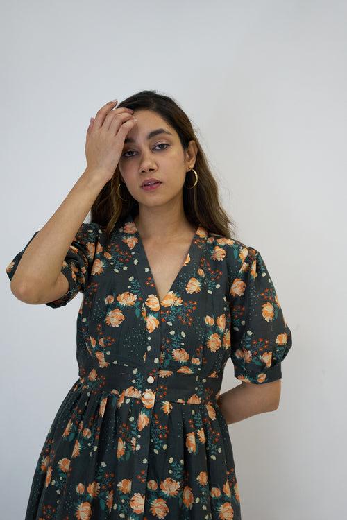 Forest Floral Dress