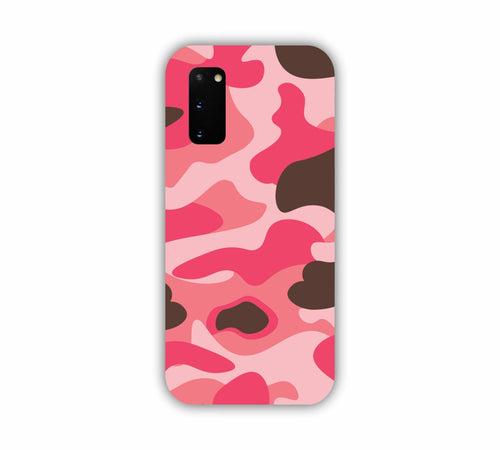 Pink Shade Camouflage Design Samsung S20 Plus Mobile Case