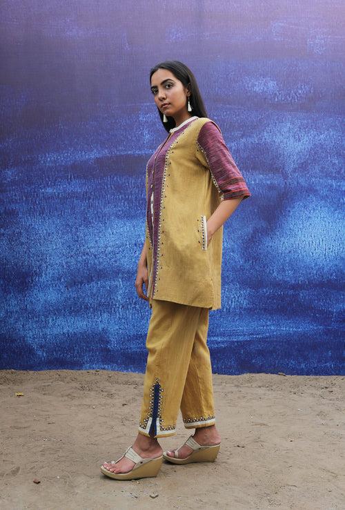 Tunic - Shirt Style - Mustard