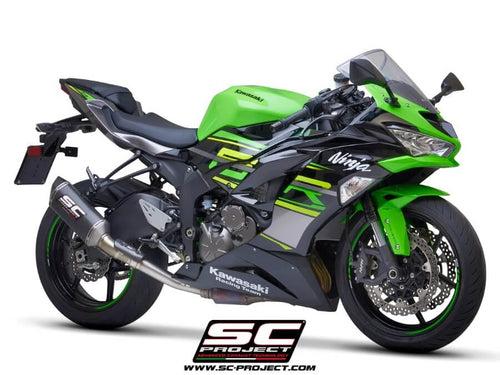 SC Project Titanium Central Link Pipe for ZX-6R
