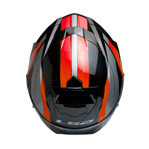 LS2 FF800 Storm 2 Rocker Silver Red Helmet