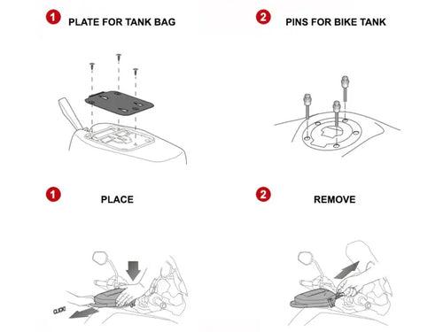 Shad Pin System Ktm/DC TK2