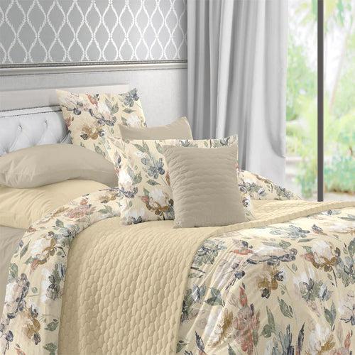 Bedding Set - 254TC Vintage Rustic Flowers Complete Set