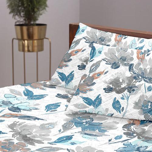 Bedding Set - 254TC Vintage Rustic Flowers Complete Set