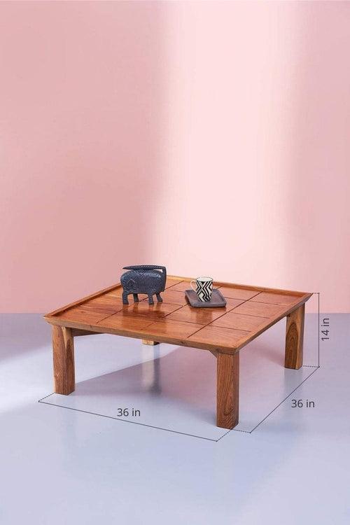 Huki Acacia Wood Coffee Table