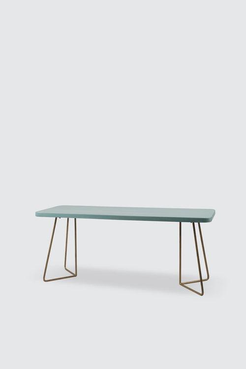 Oasis Mint Bench (Mango Wood And Metal)