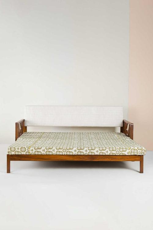 Senhur Teak Wood Pull Out Bed