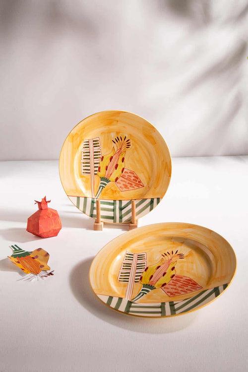 Arakta Ceramic Dinner Plate (Set Of 2)