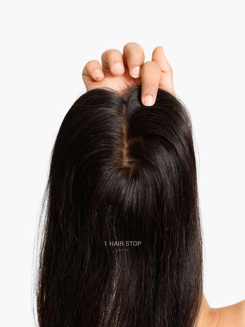 4x4'' Silk Hair Topper
