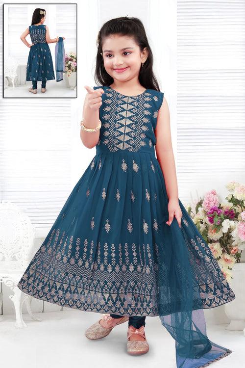 Baby Girl Flair Gown Kameez