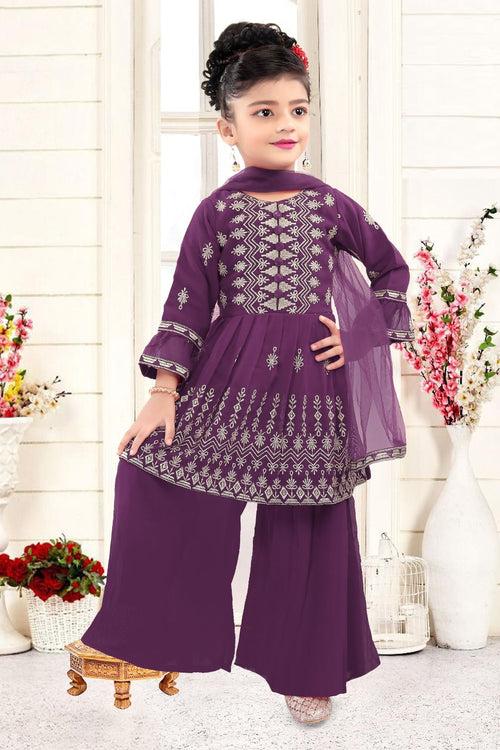 Baby Girl Nyra Cut Kameez With Palazzo