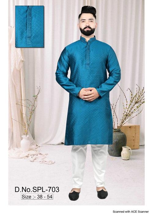 Men's Silk Kurta Pajama