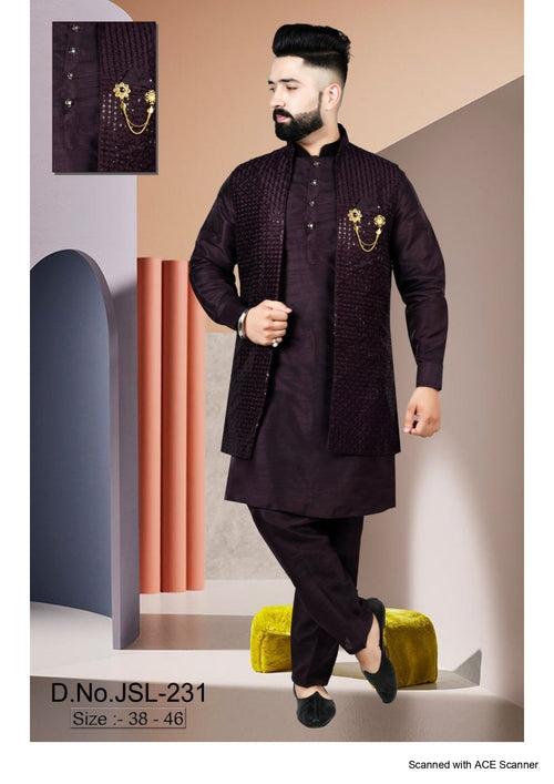 Men's Jacket Style Indo Western Suit