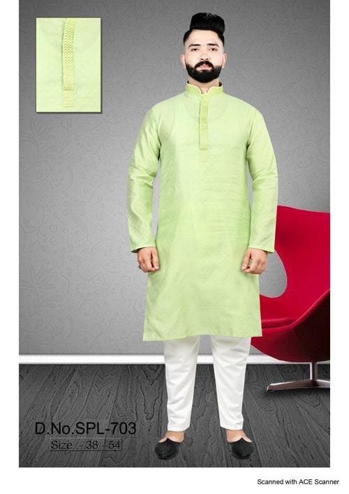 Men's Silk Kurta Pajama