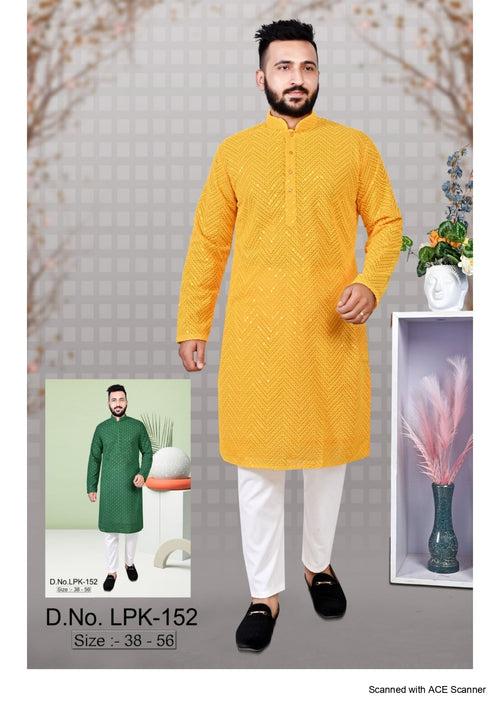 Men's Chikankari Kurta Pajama