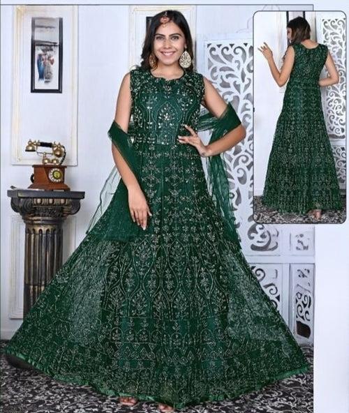 Netting Gown Kameez