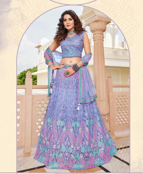 Light Purple Readymade Lehenga Choli