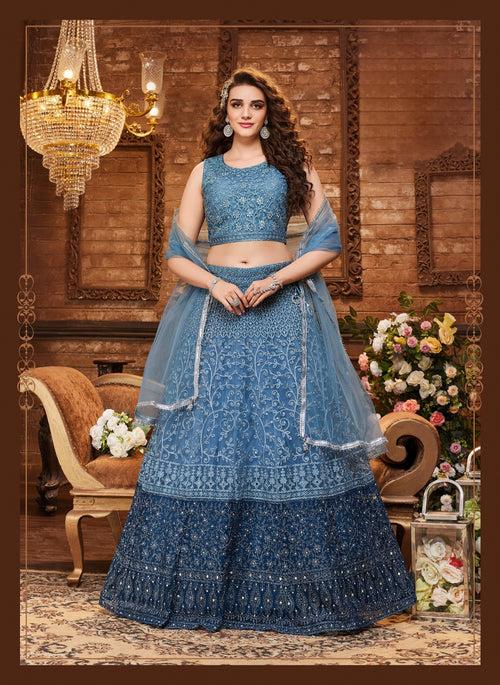 Netting Readymade Lehenga Choli