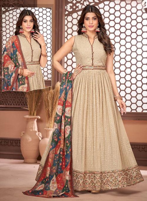 Georgette Gown Kameez