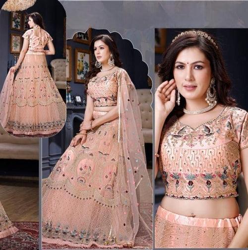 Resham Embroidered Readymade Lehenga Choli