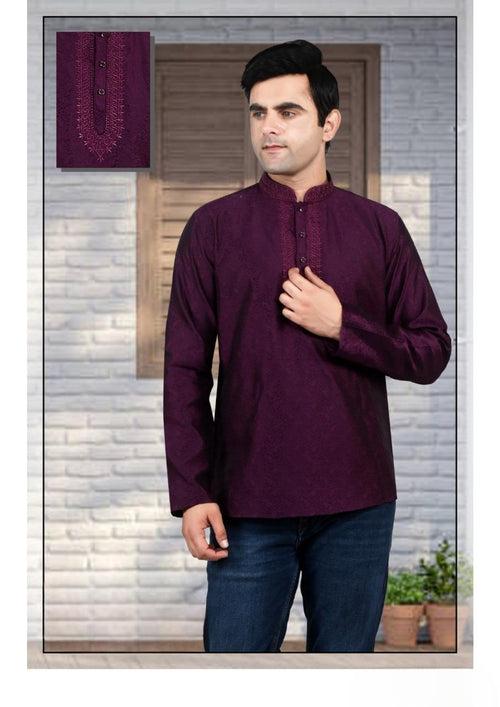 Men's Brocade Silk Kurta