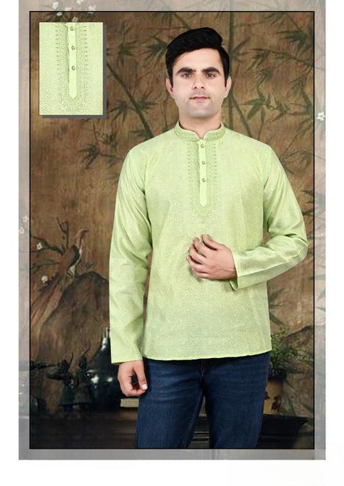 Men's Brocade Silk Kurta